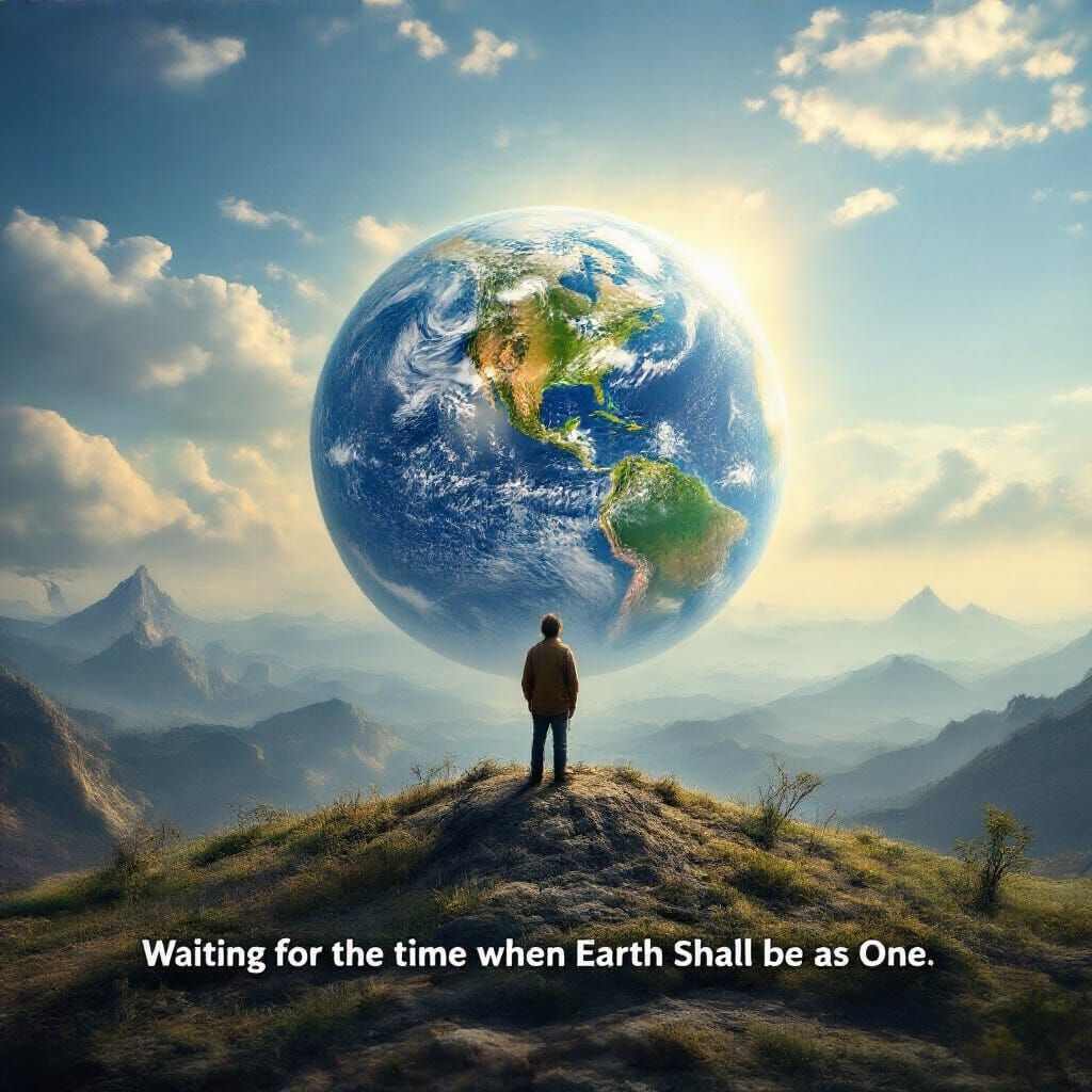 Conceptual Image of Global Unity and Harmony