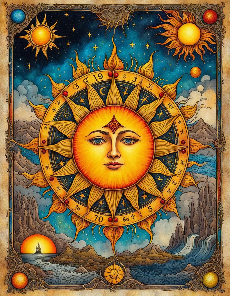 Sun Tarot Card