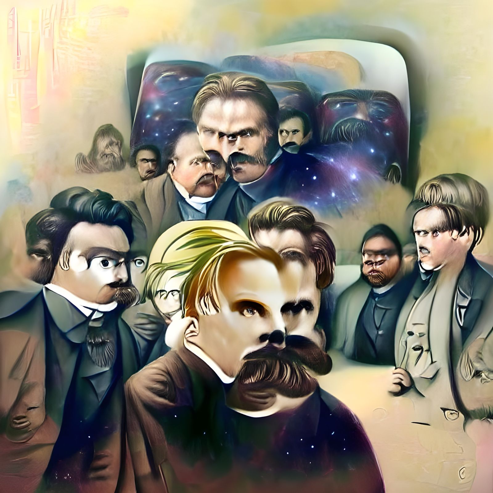 Time Travelers Mock Nietzsche's Mustache: A Humorous Encount...