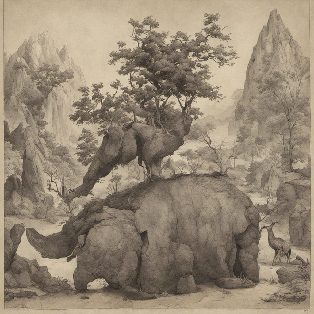 Abstract Image Generated From Nonsense Prompt