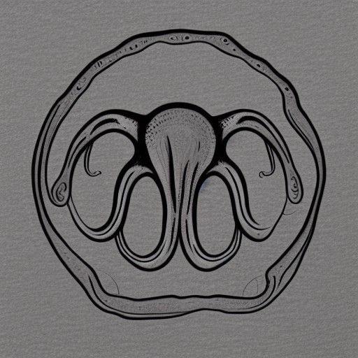 Cephalopod Alien Illustration