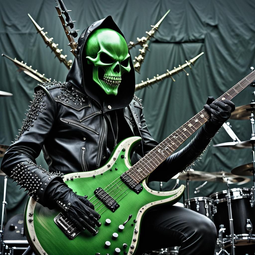 Green Spider Heavy Metal Band in Concert