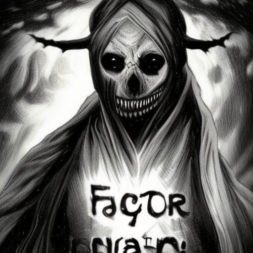 Terrifying Wraith Feasting on Faith in the Night