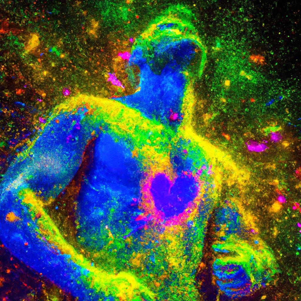 Flour Man Heals World with Flour: Graffiti Art