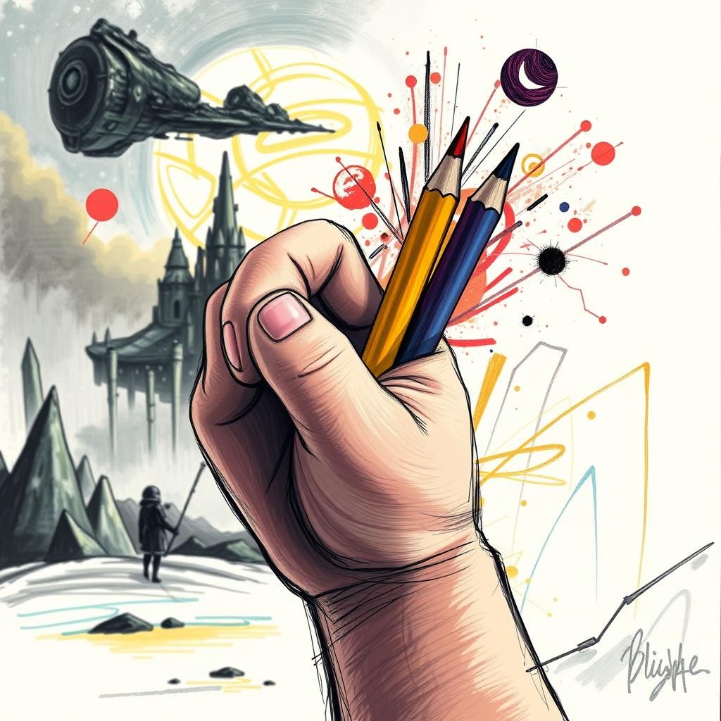 Child's Drawing: Hope in a Dark World