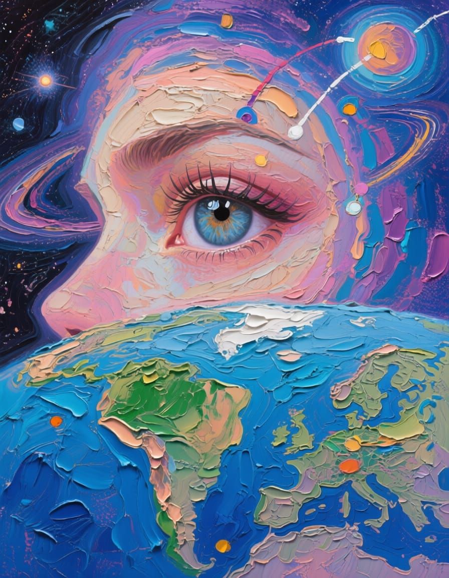 Where We Meet & Miss in Impasto Fabric of the Universe