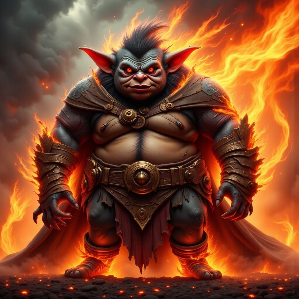 Goblin Woman in Hyper-Realistic, Cinematic Portrait