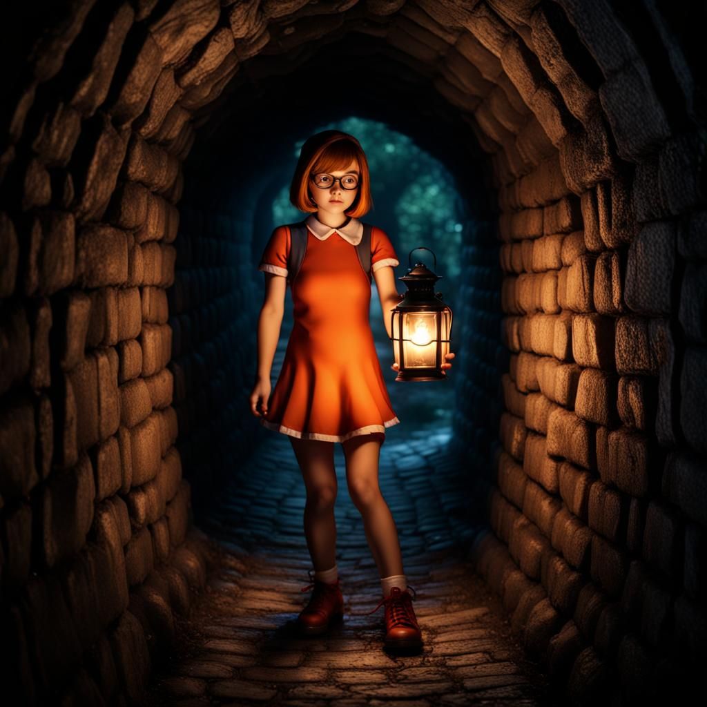 Velma in Wonderland: A Hyperrealistic Journey