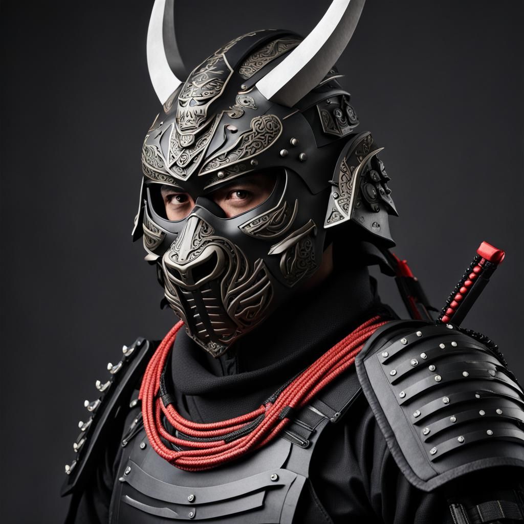 Wolf Mask Samurai Commando: Modern Armor