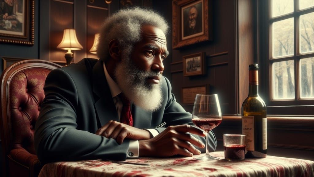 Elegant Evening of Solitude in Upscale Dining