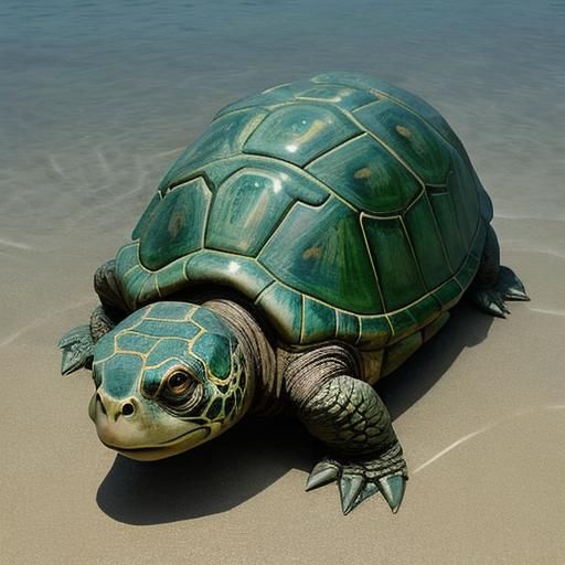 Human Turtle Hybrid Creature