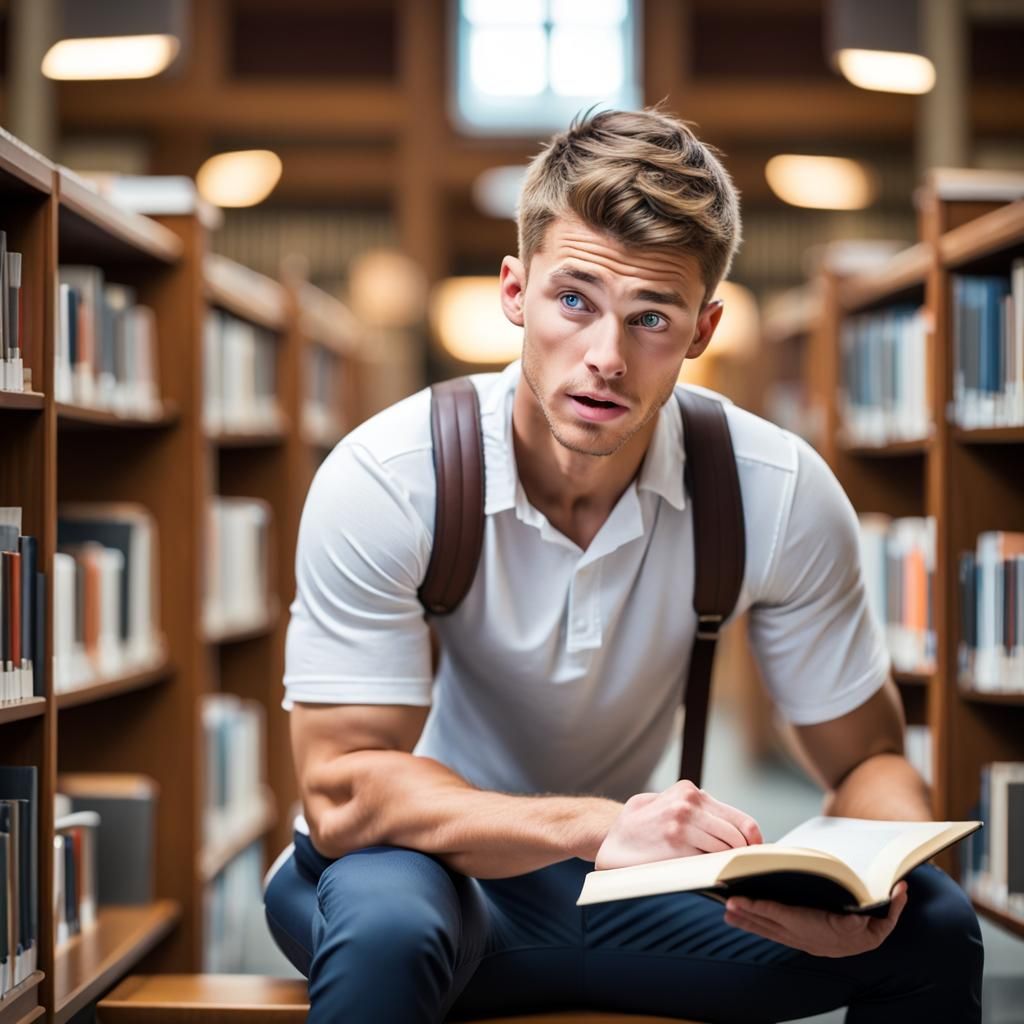 Handsome Jock Reading