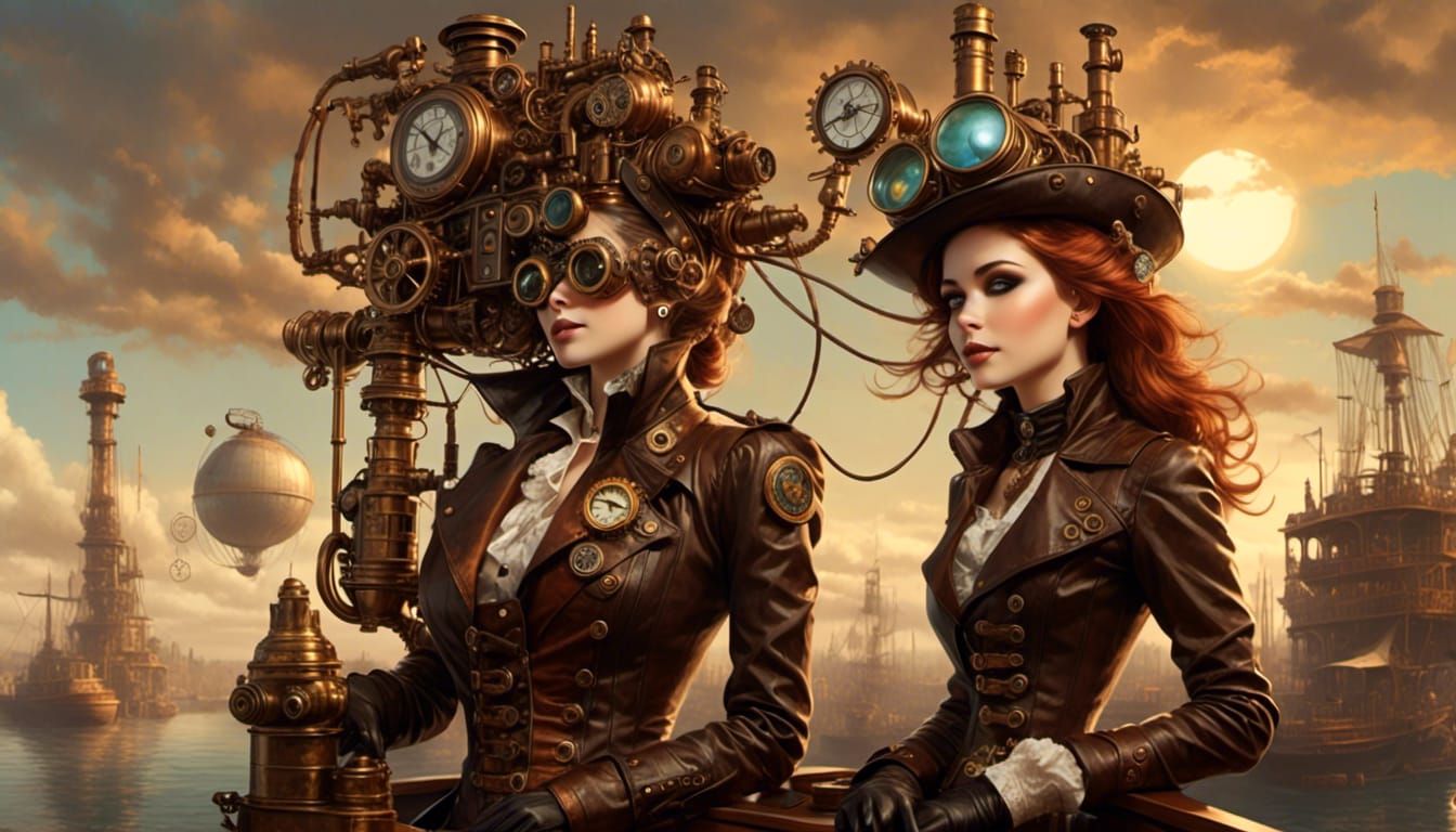 Steampunk Visions: Mechanical Dreams and Shadows