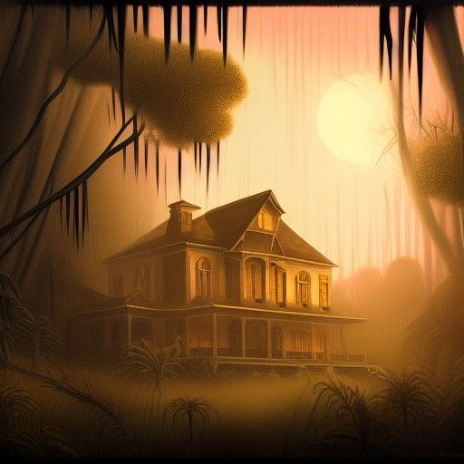 Spooky Jungle House Concept Art
