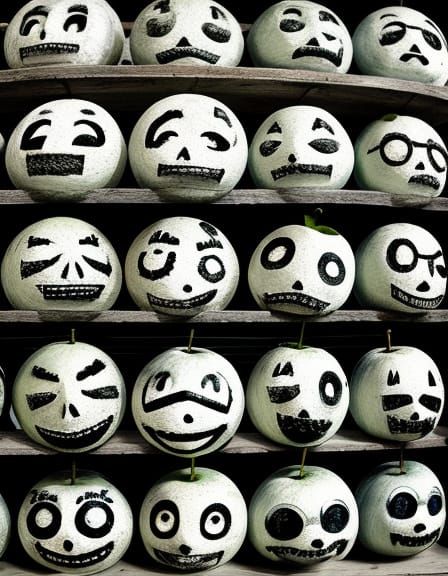 Faces on Fruits: A Whimsical Visual