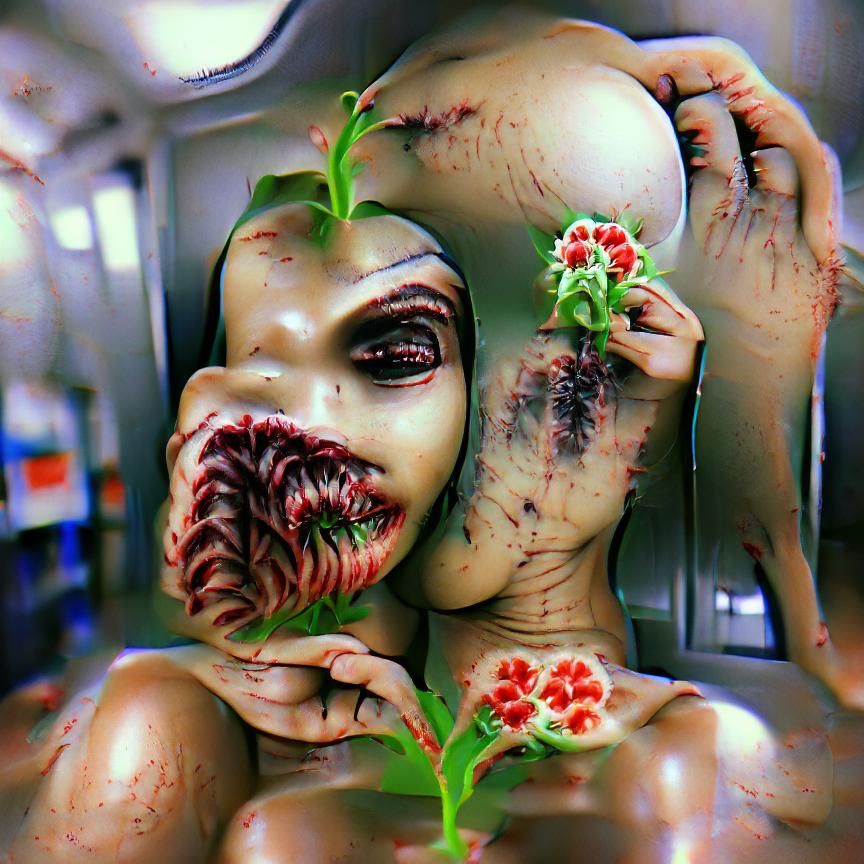 Beauty Emerges from Horror Concept Art