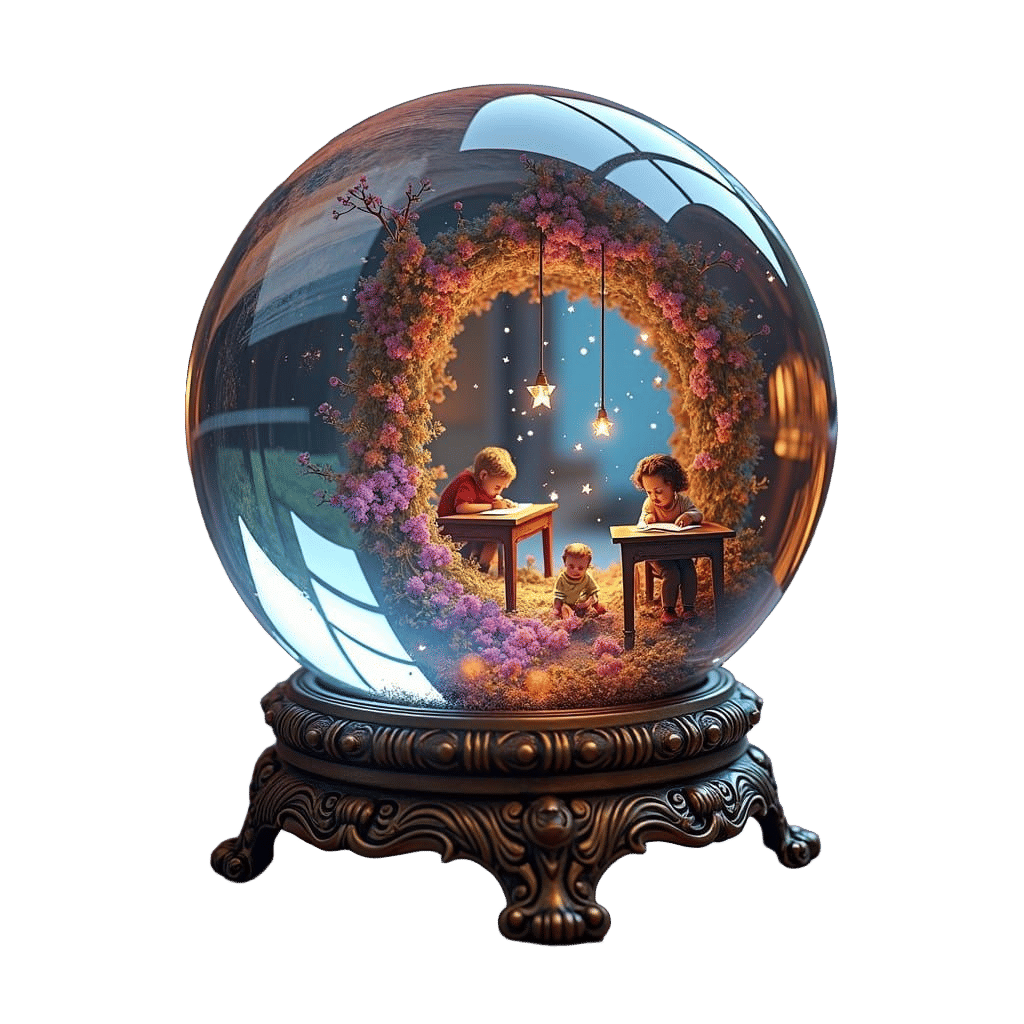 Classroom in Crystal Ball: Fantasy Concept Art