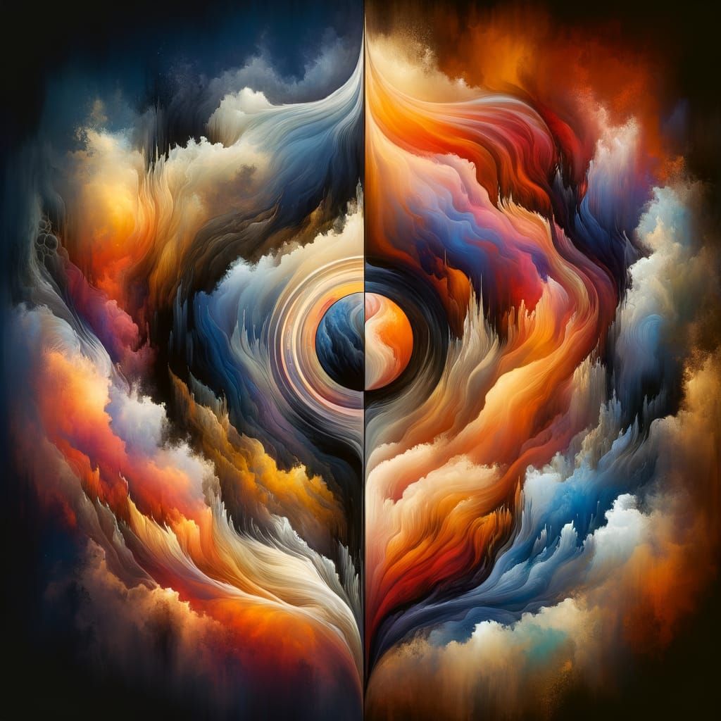 Duality: Warm vs Cold, Organic vs Geometric