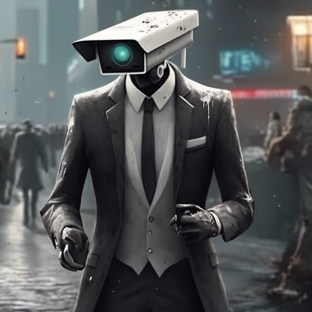 Skibidi Toilet: CCTV Man in Black Tuxedo