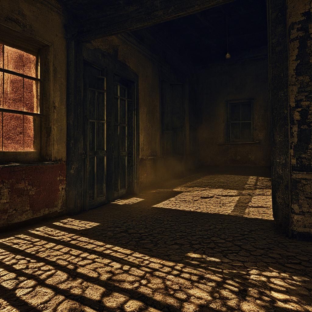 Liquified Shadow Being: Abstract Spectral Figure