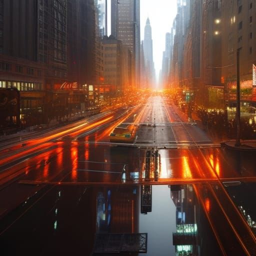 New York City Concept Art in Unreal Engine 5