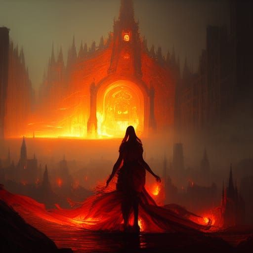 Inferno: Dark Fantasy Concept Art in 8K