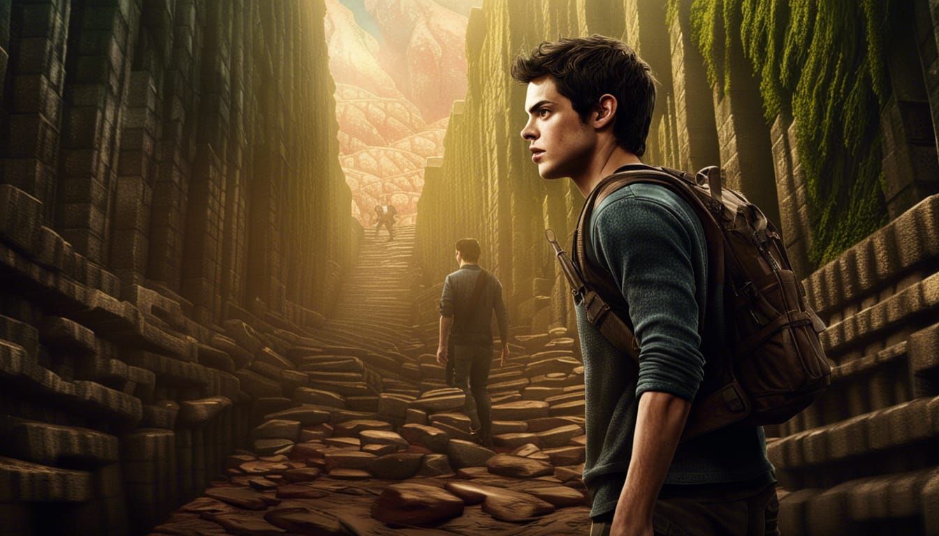 Dylan O’Brien as Thomas in The Maze Runner