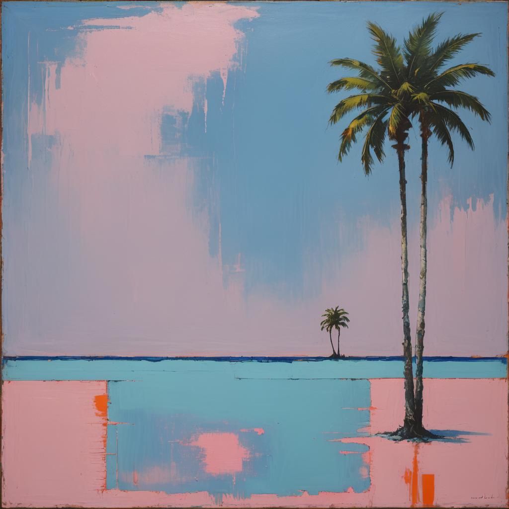 Abstract Beach House Inspired by Rothko, Gurney