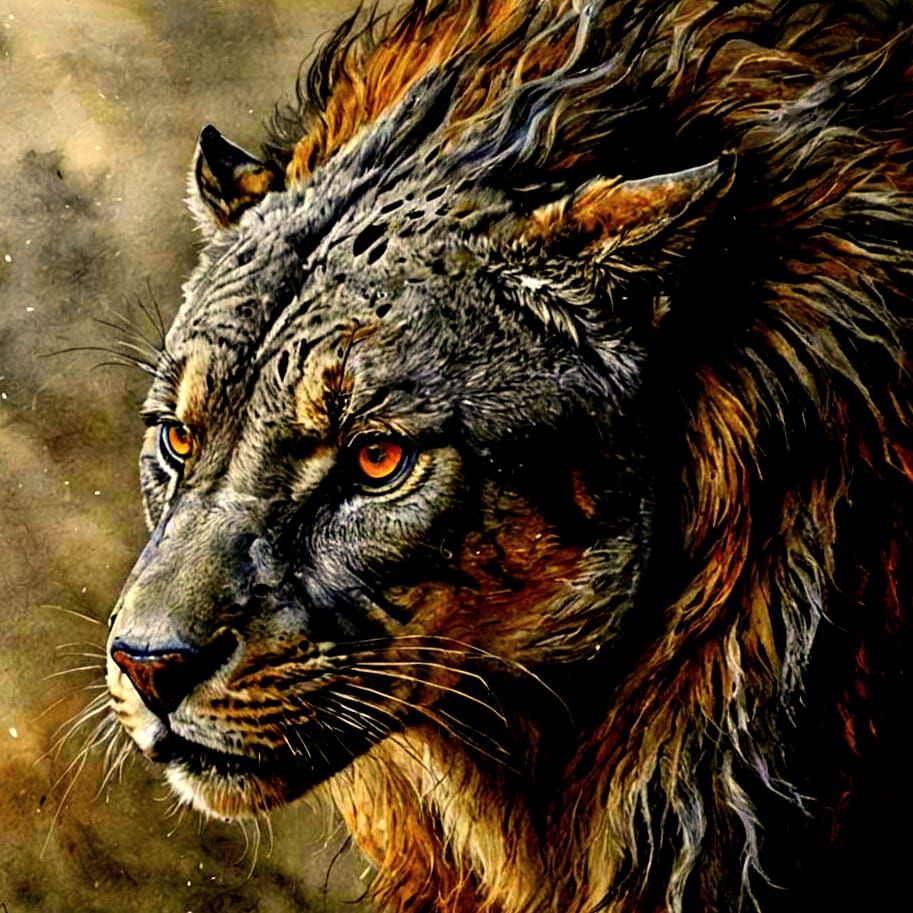 Abstract Image of Intense Energy