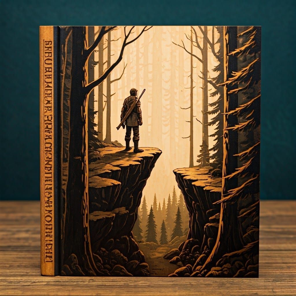 Wooden Storybook: Ranger Overlooking Forest