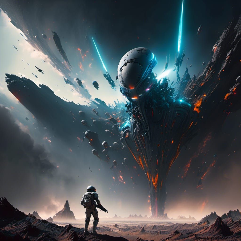 Abstracted Alien Portraits in Bizarre Magical Realism