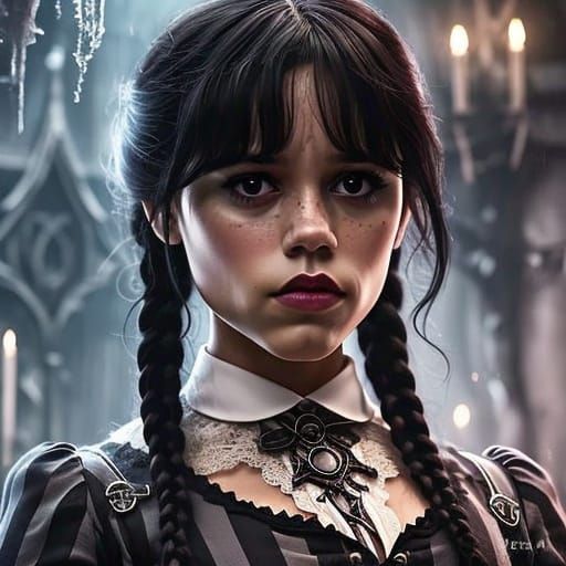 Ethereal Portrait of a Young Man in a Gothic Mansion