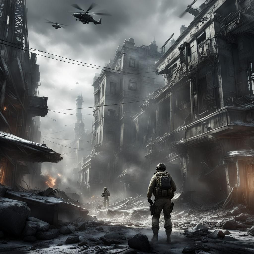 Simon "Ghost" Riley: Epic Cinematic Digital Painting