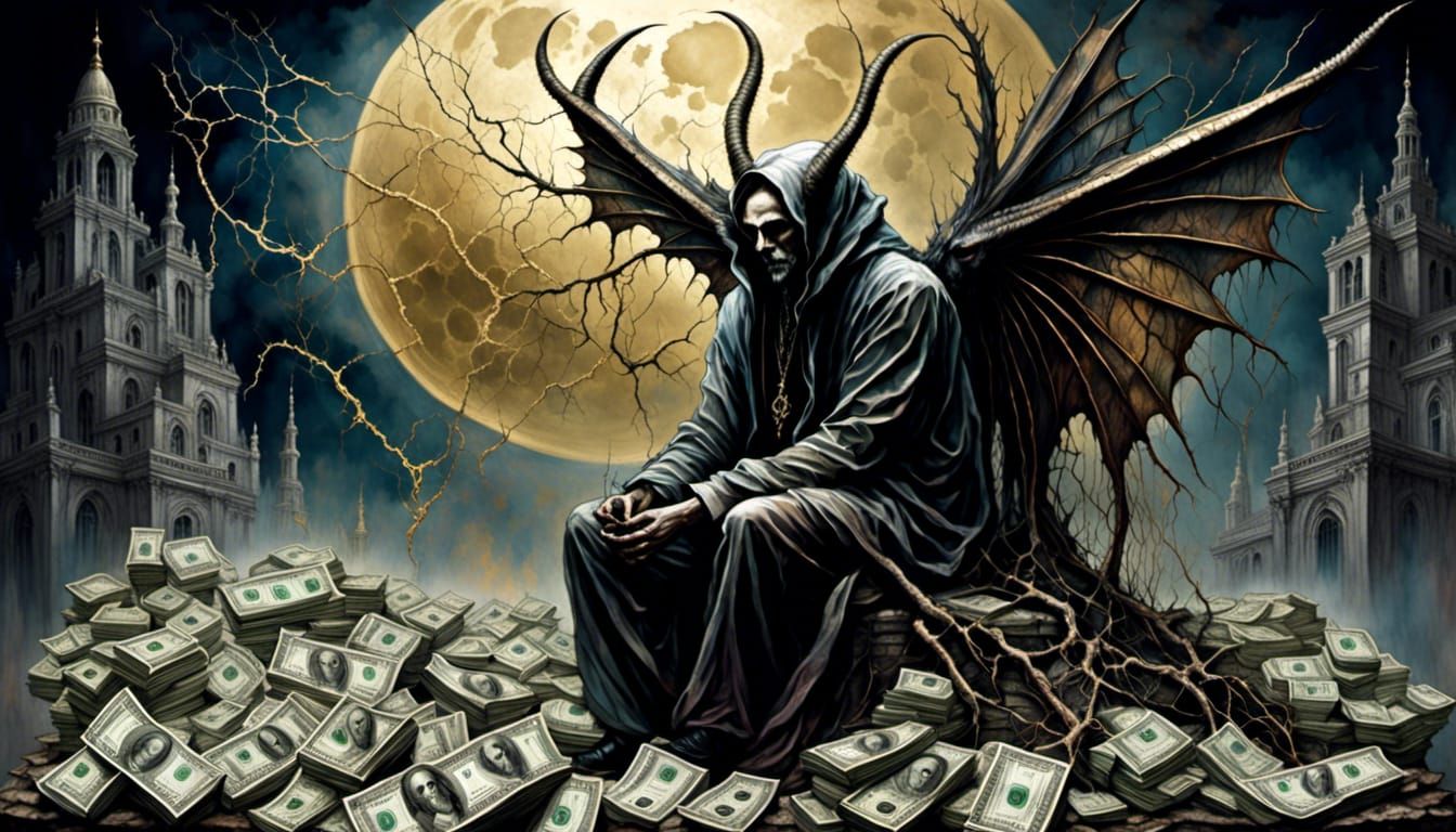 Illuminati Eye and Devilish Wealth Controller