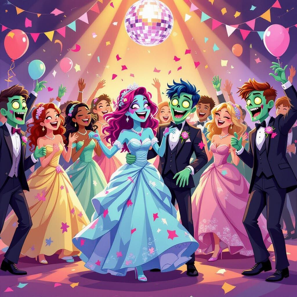 Fun Zombie Prom Night: A Joyful Celebration