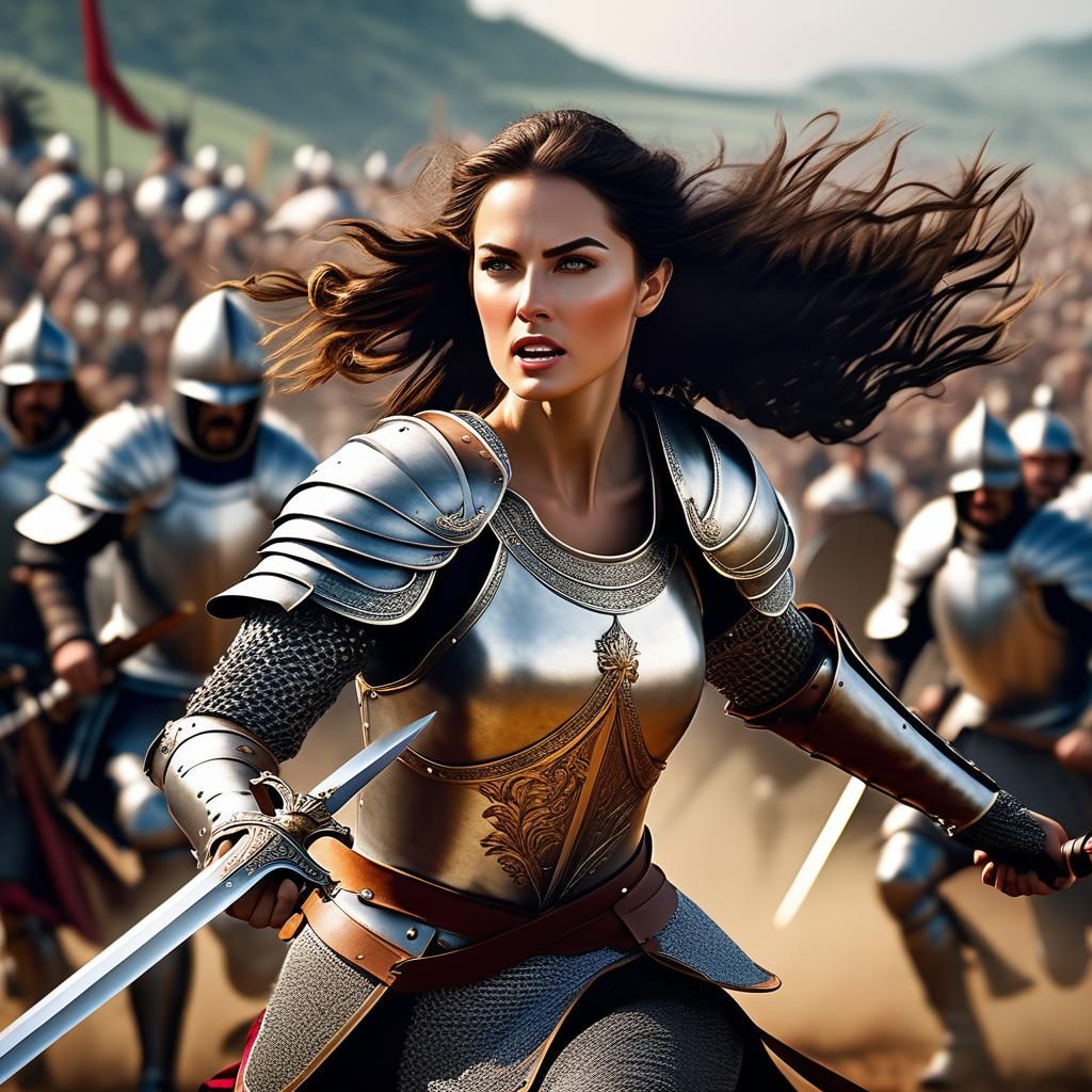 Lady looking death in the face...