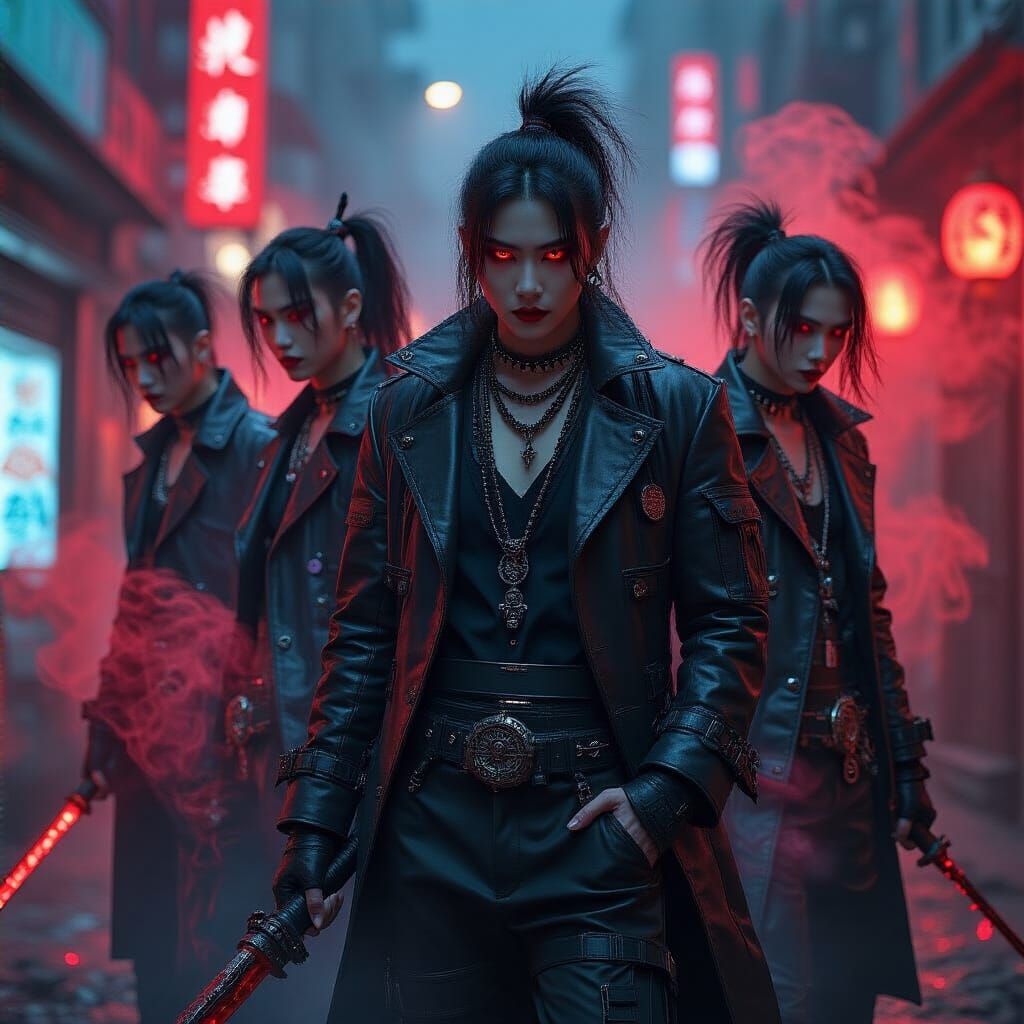 K-Pop Idols as Demon Hunters in Neon City