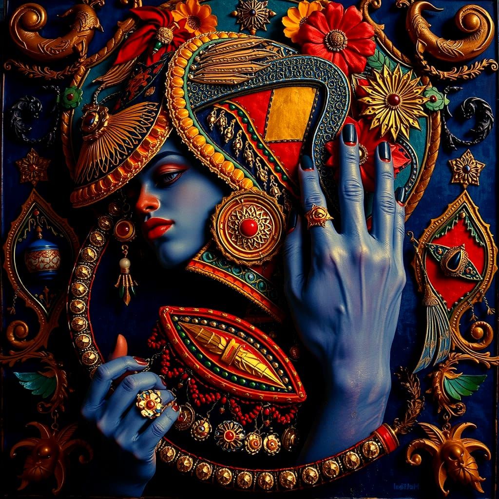 Abstract Display of Creative Genius