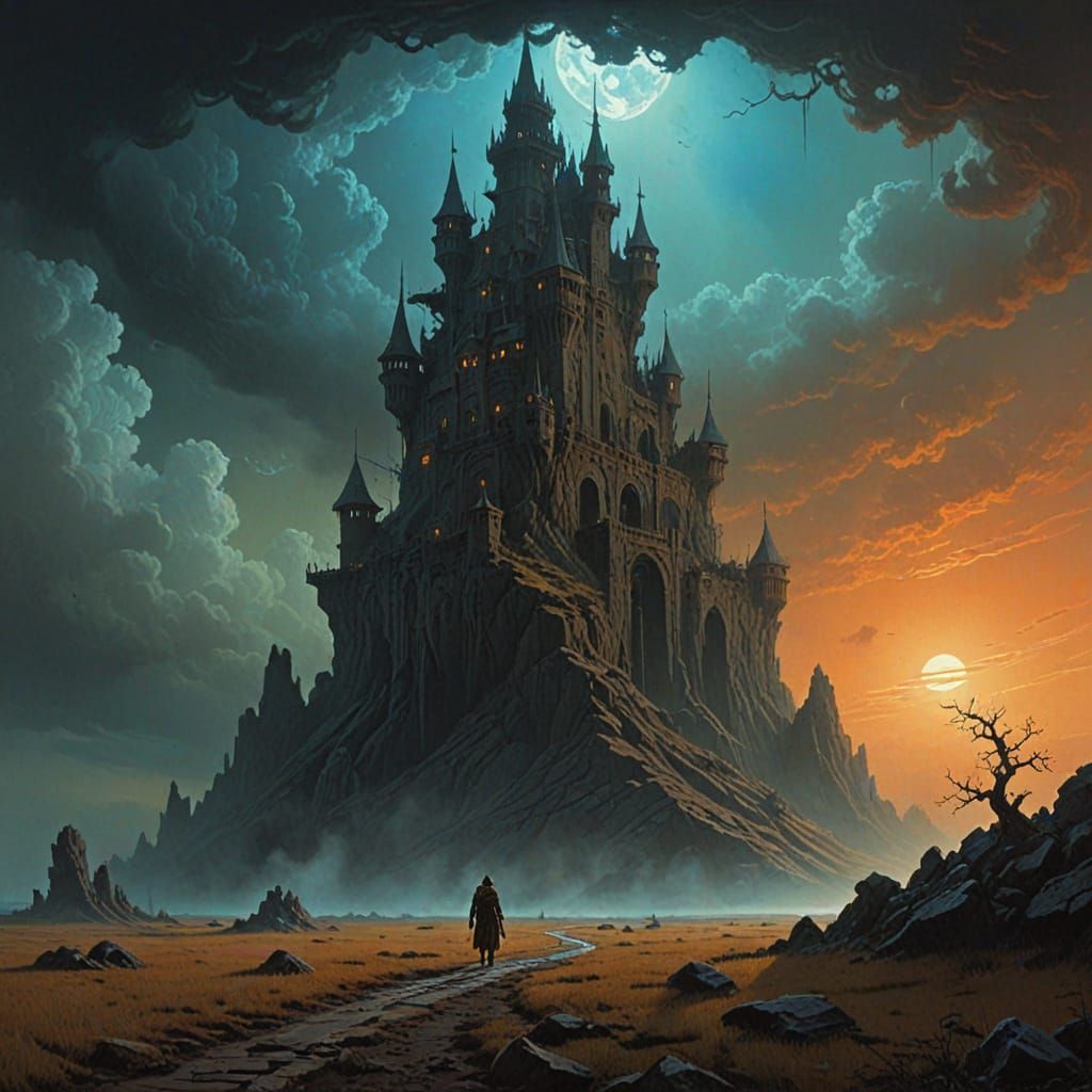 Ancient Castle on Alien Planet