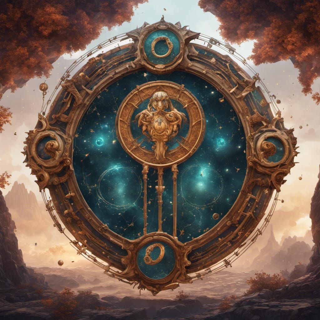 Gemini Zodiac Sign Fantasy Concept Art