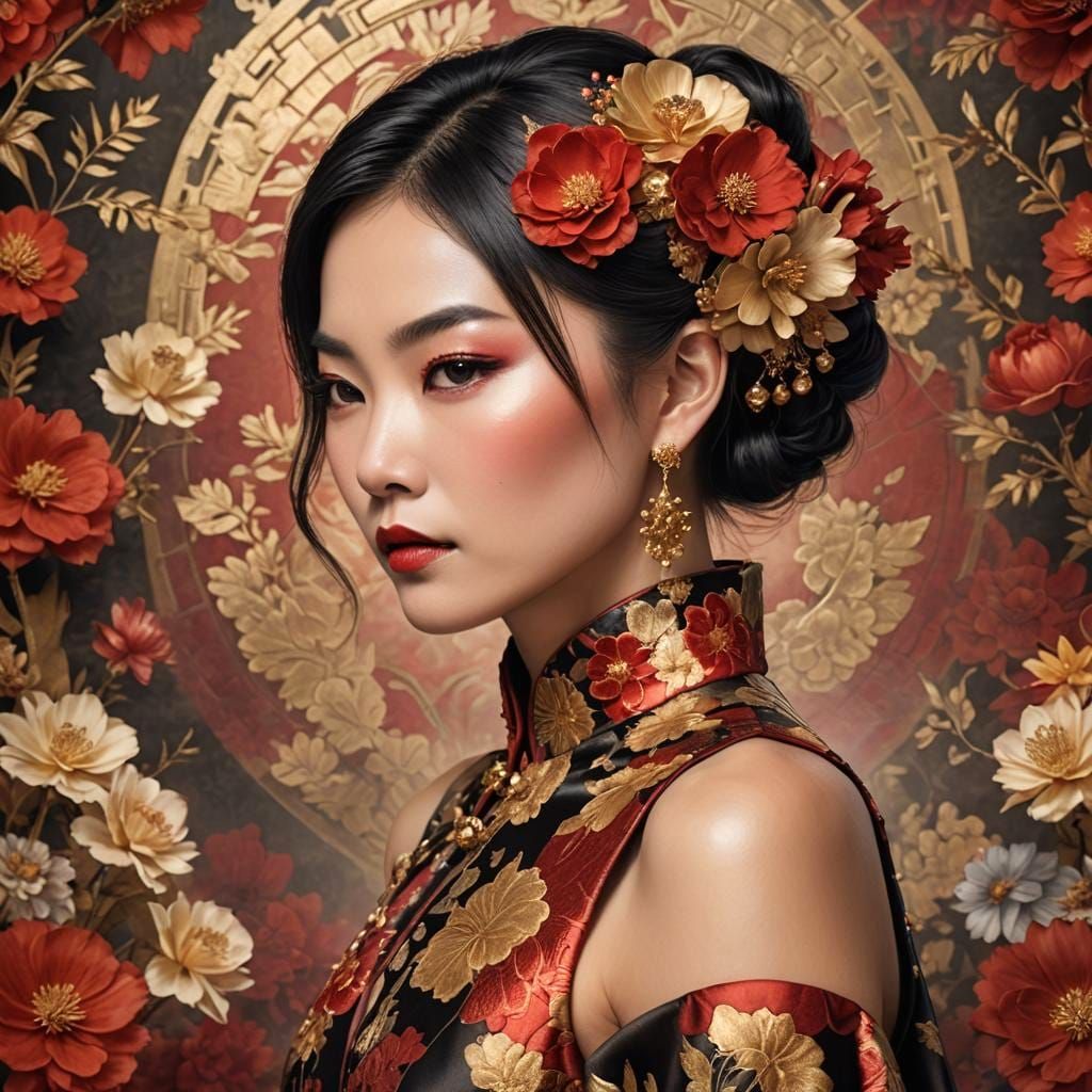 Japanese woman portrait