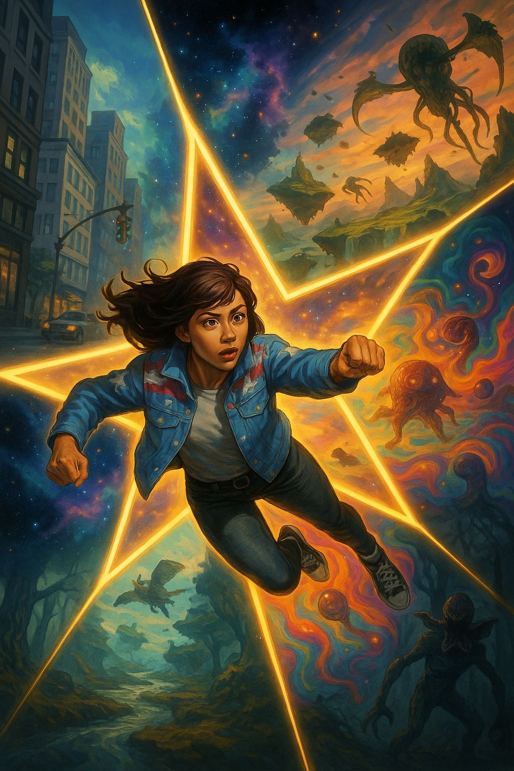 America Chavez Multiverse Travel Through Star Portals