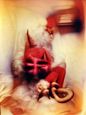 Satanic Santa in Dreamy Vintage Style