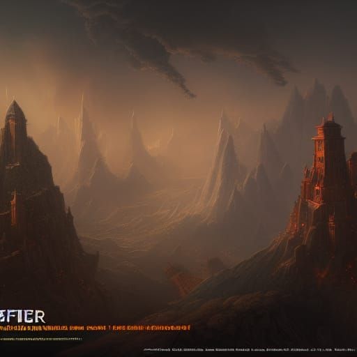 Fantastical Matte Painting in Deep Color