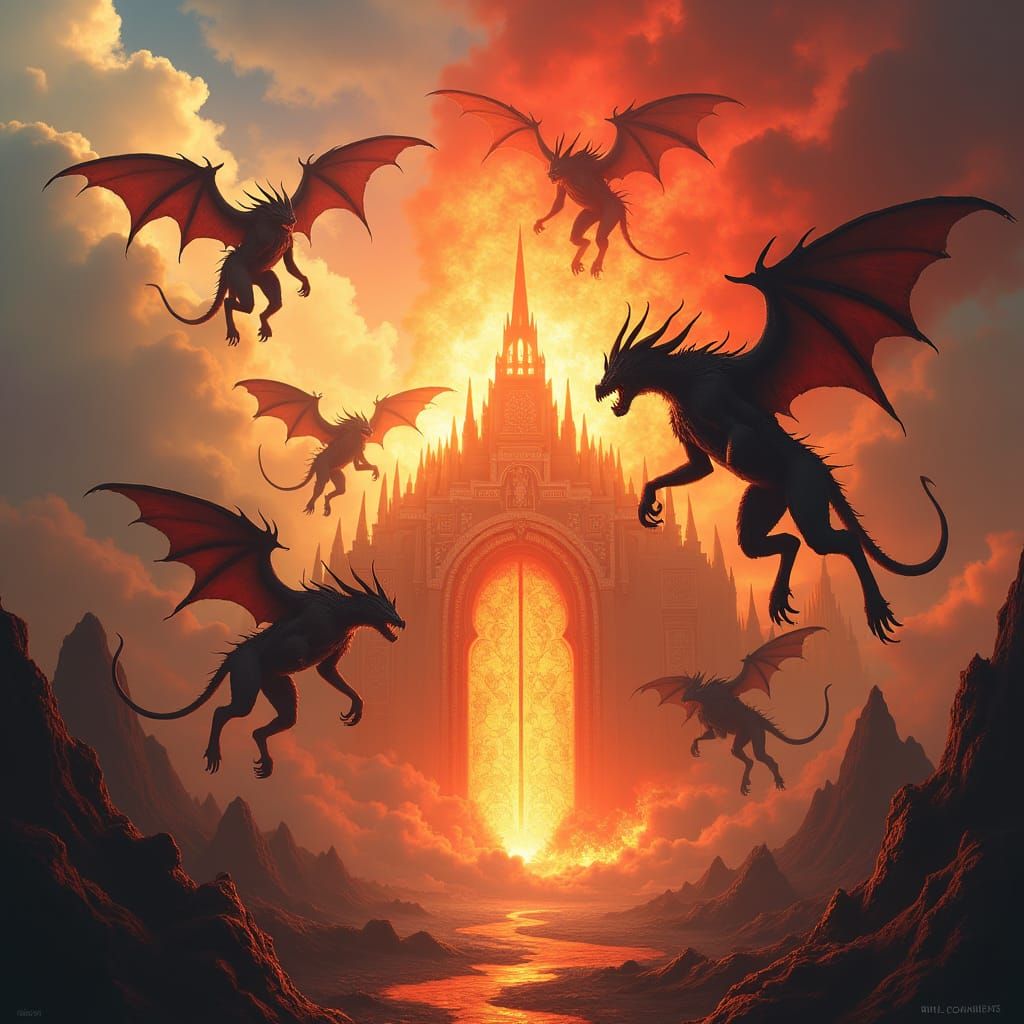 Demons in a Hellish Heaven Inferno