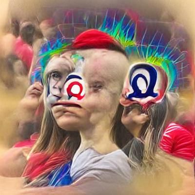 QAnon Cognitive Dissonance: AI Generated Image