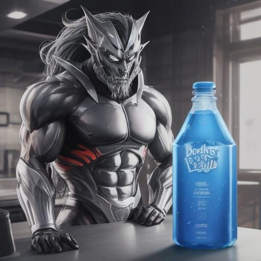 Desperate Character Craves Refreshment in a Dry Landscape