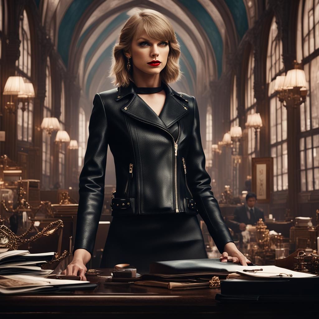Taylor Swift as Fashion Editor, Matte Painting
