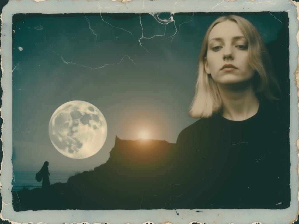 Whispering Tarot Reader Sees Lone Woman Under Blue Moonlight