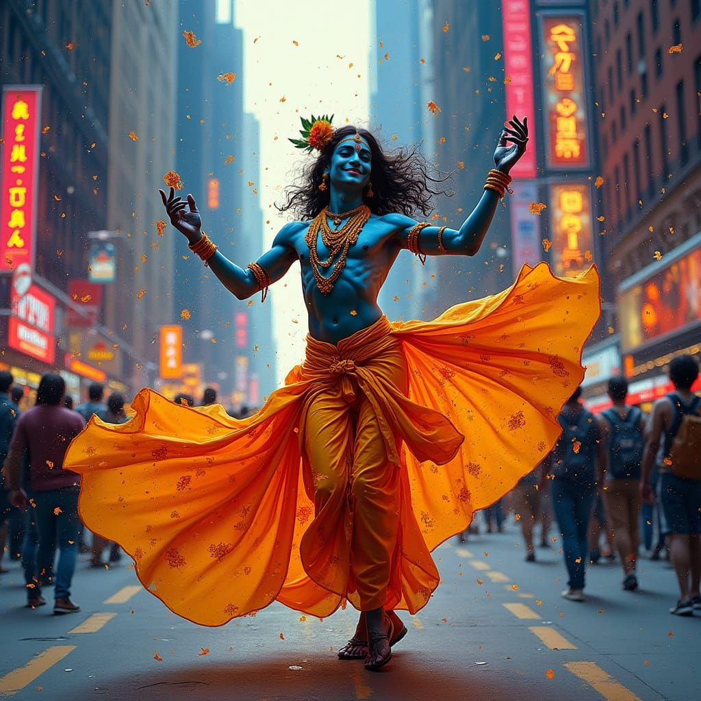 Cosmic Krishna in Urban Dance